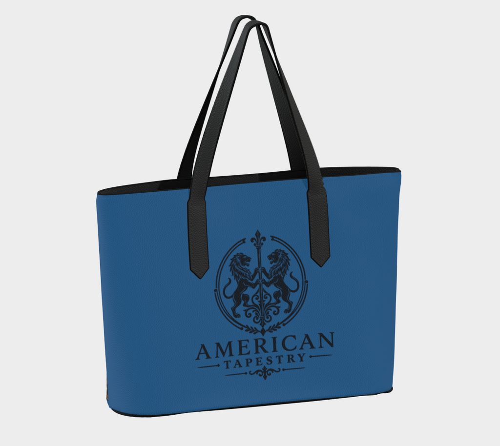 Tote — Return of the Constitution with Sky Blue and Back Emblem in Deep Navy