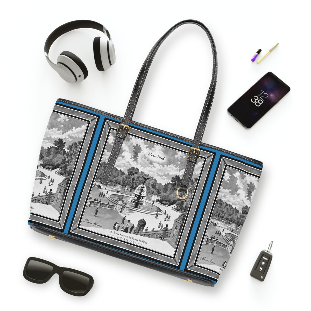 Tote — Bethesda Fountain, Central Park, NYC — Archival Blue