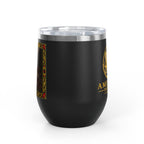 12oz Wine Tumbler — Witches' Dance in Black or Red