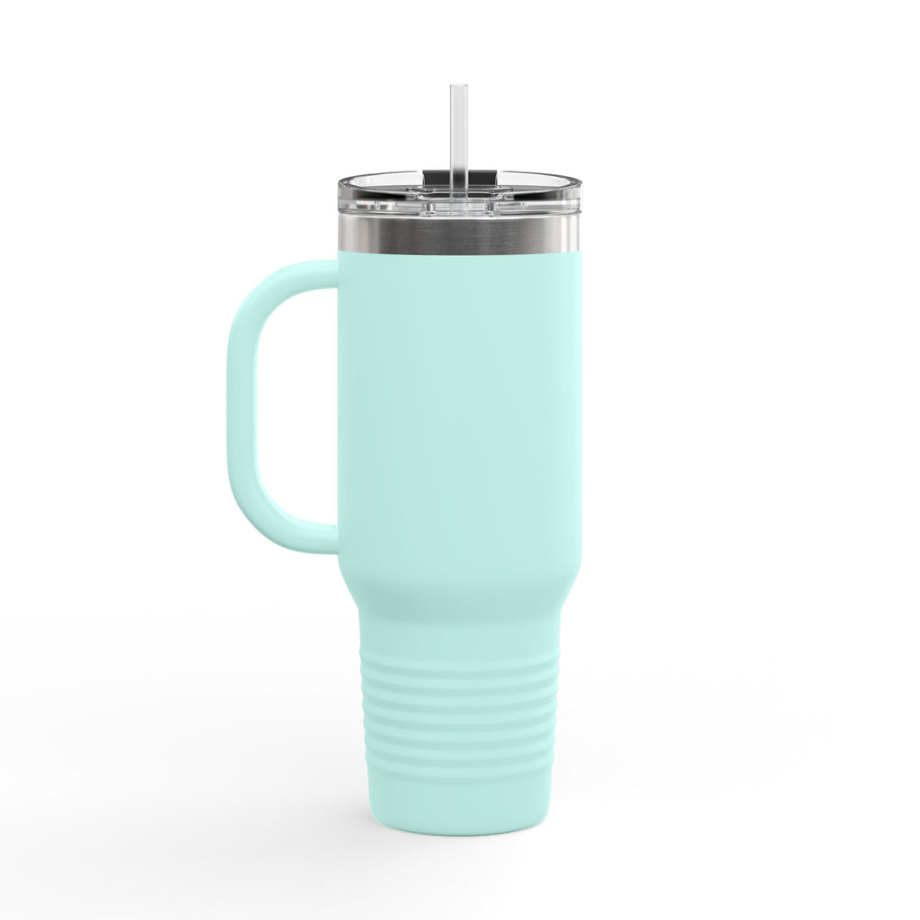 40 oz Insulated Travel Mug — USS Constitution — Multiple Colors in Black Text