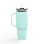 40 oz Insulated Travel Mug — USS Constitution — Multiple Colors in Black Text