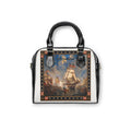 Satchel Bag — Return of the Constitution with White and a Back Deep Navy Emblem