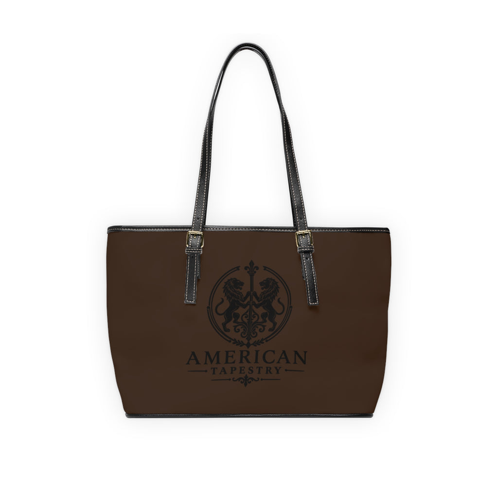 The Matador Collection-Tote-Red Cameo Bull with Brown