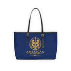 The Matador Collection-Tote-Yellow Bull Cameo with Navy