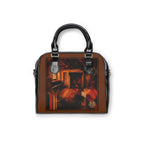 Satchel Bag — Interior Scene — Sunrise Ombré with Brown