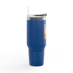 40 oz Insulated Travel Mug — USS Constitution — Multiple Colors in Black Text