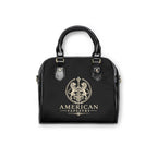 The Matador Collection-Satchel Bag-Red Cameo Bull with Black