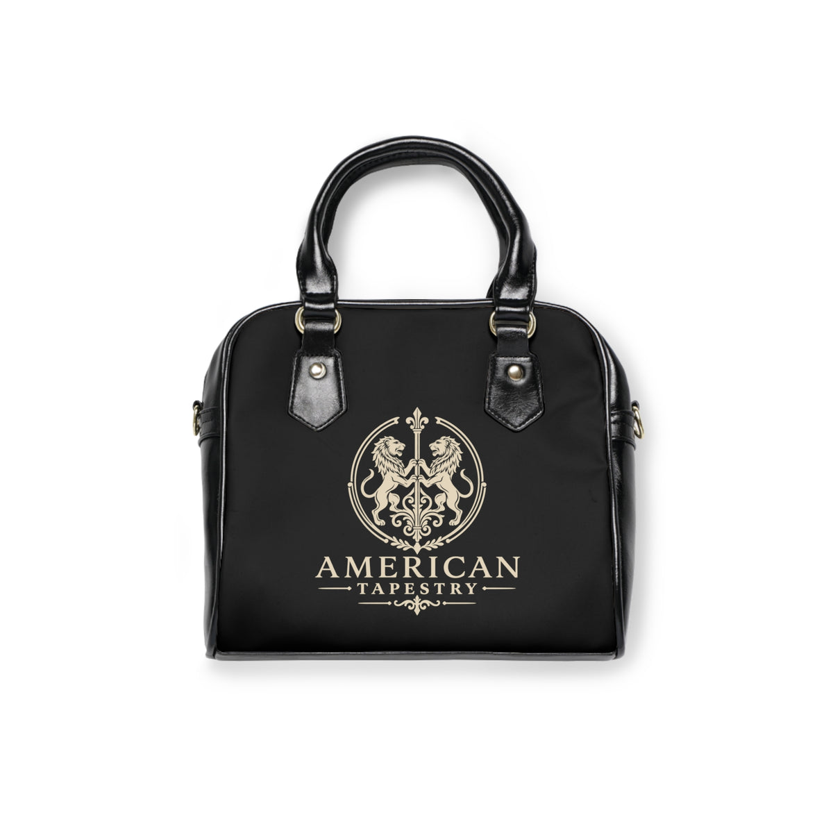 The Matador Collection-Satchel Bag-Red Cameo Bull with Black
