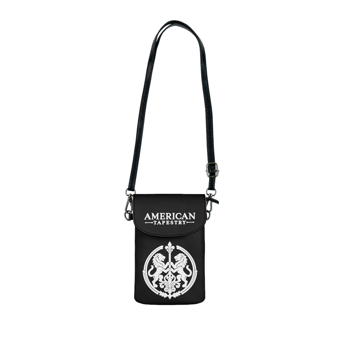 Crossbody American Tapestry Lion Emblem Phone Case & Wallet-White