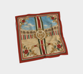 The Matador Collection: 100% Silk Scarf in Cognac