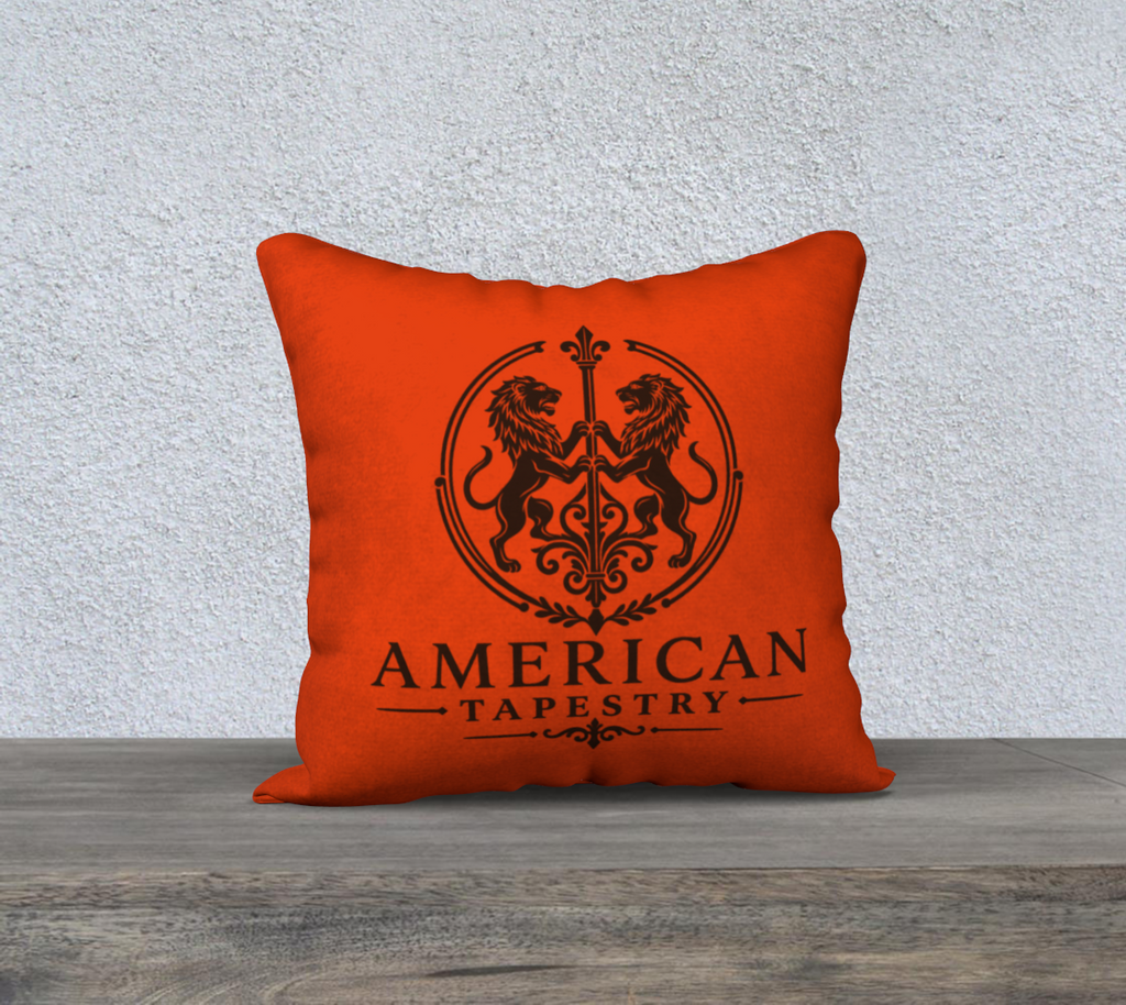 Pillowcase — Interior Scene — Orange