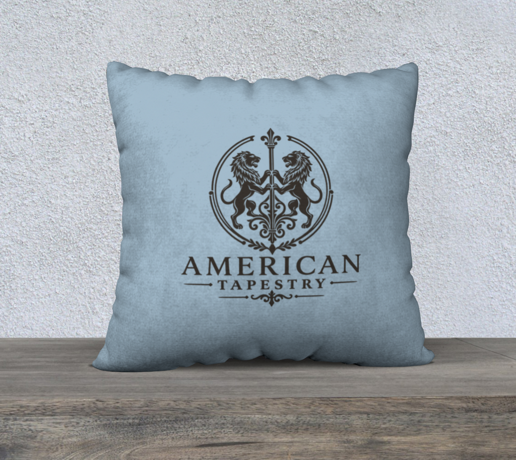 Art Nouveau Linen Canvas Pillowcase — The Heron Collection