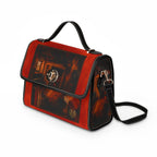 Waterproof Top Handle Bag — Interior Scene — Sunrise Ombré