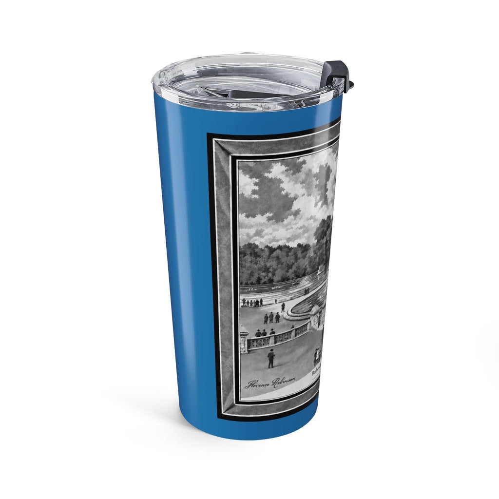 20 oz Steel Tumbler — Bethesda Fountain, Central Park, NYC — Archival Blue
