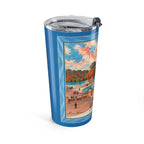 20 oz Steel Tumbler — Bethesda Fountain, Central Park, NYC — Blue