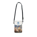 Crossbody Phone Case & Wallet Crossbody Bag — Return of the Constitution — White with Sky Blue Emblem