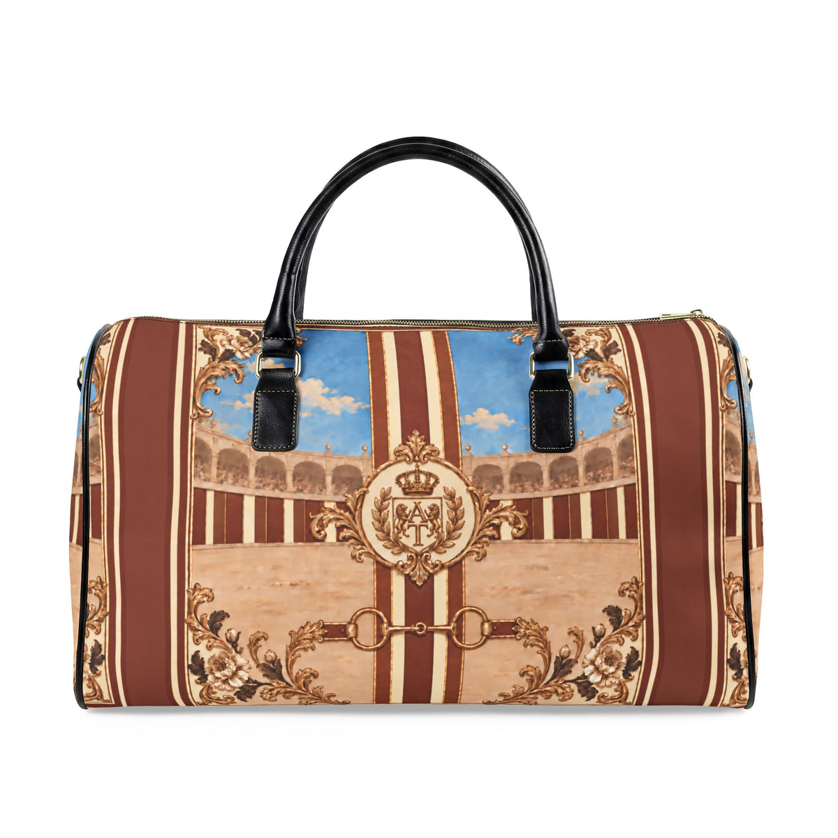 The Matador Collection: Barrell Bag-Orange and Black