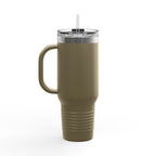 40 oz Insulated Travel Mug — USS Constitution — Multiple Colors in Black Text