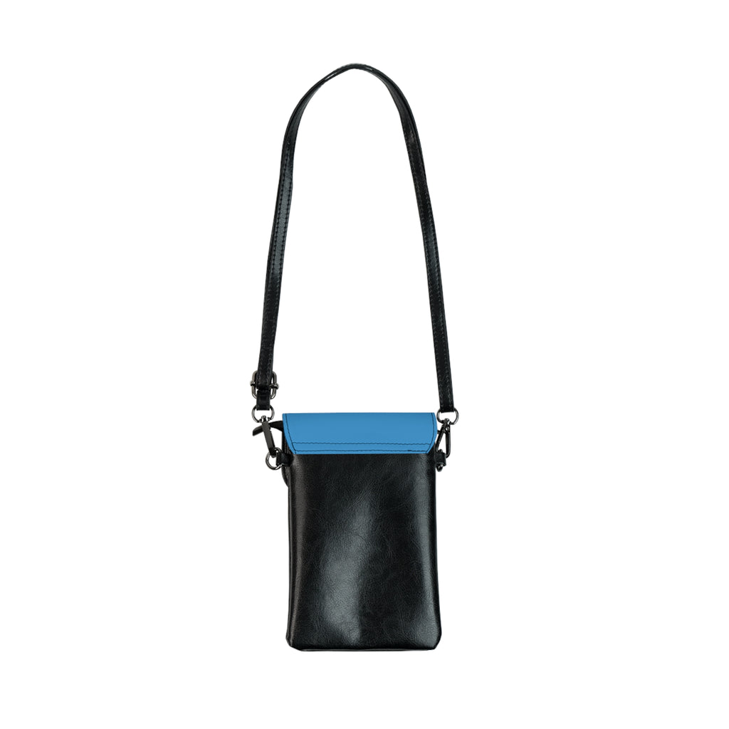 Crossbody Phone Case & Wallet Crossbody Bag — Return of the Constitution — Sky Blue with White Emblem