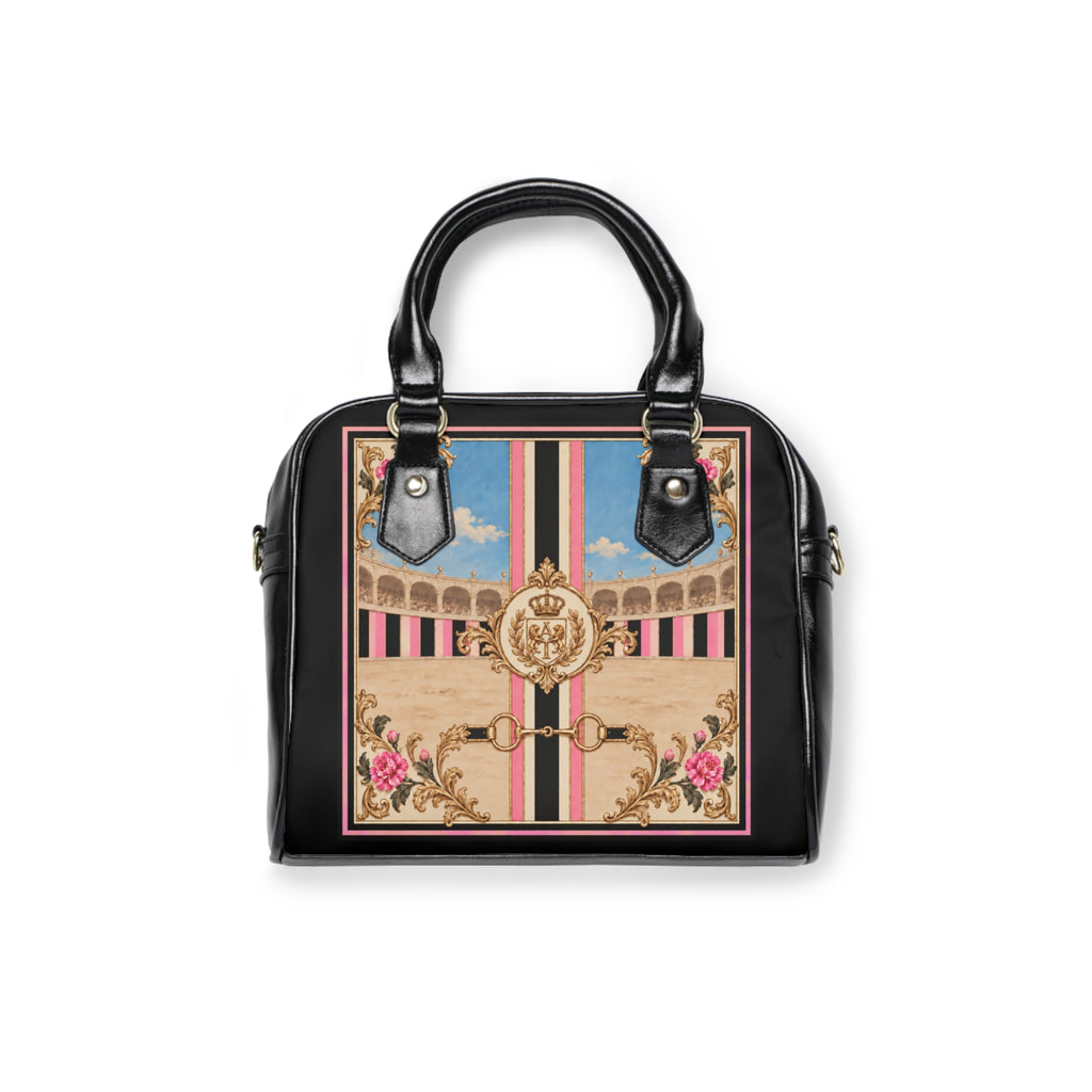 The Matador Collection-Satchel-Pink and Black