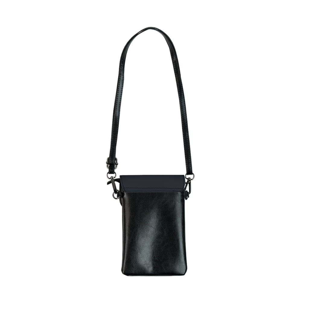 Crossbody Phone Case & Wallet Crossbody Bag — Return of the Constitution — Navy with Cream Emblem