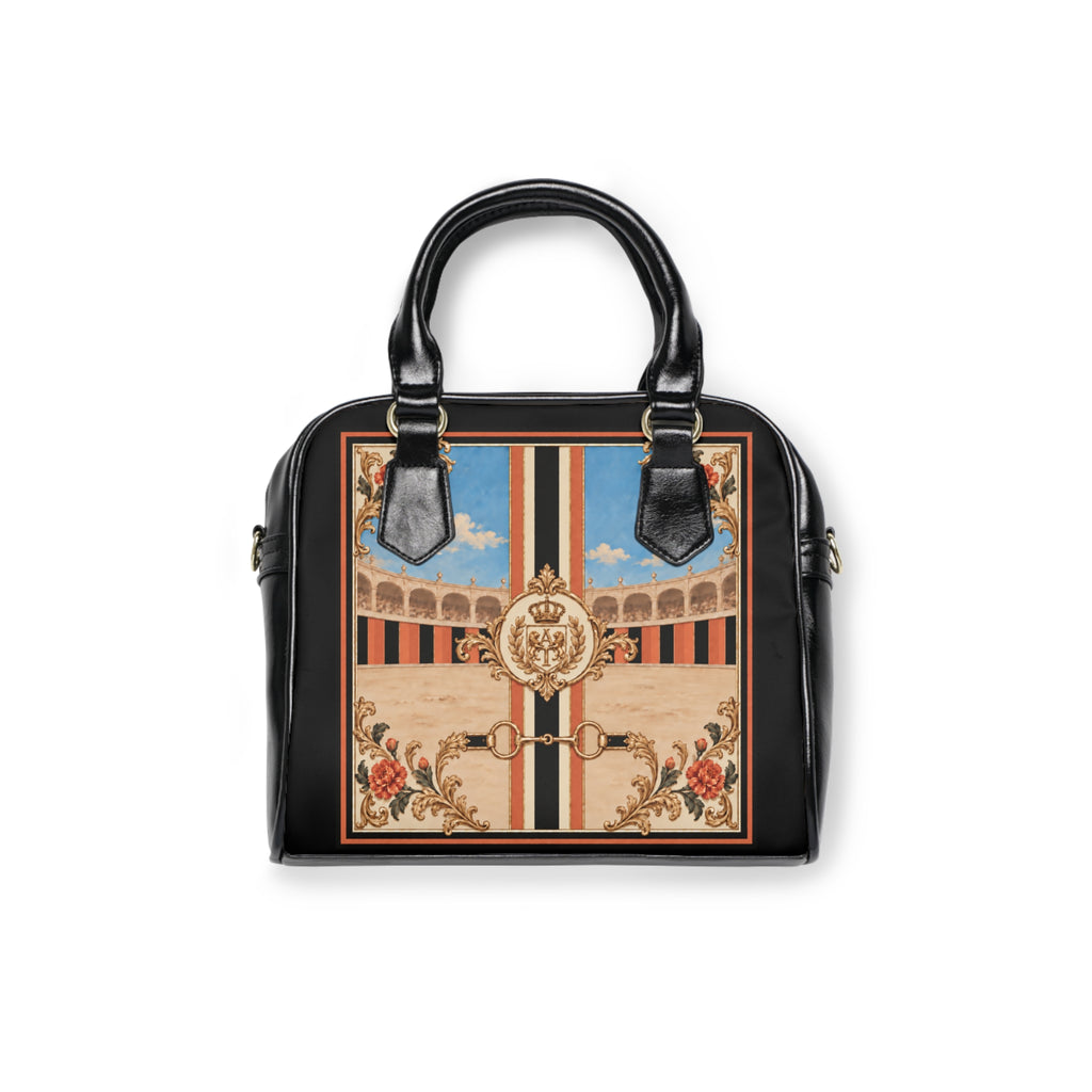 The Matador Collection-Satchel Bag-Orange and Black