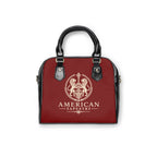 Satchel Bag — Return of the Constitution with Crimson and a Back Cream Emblem