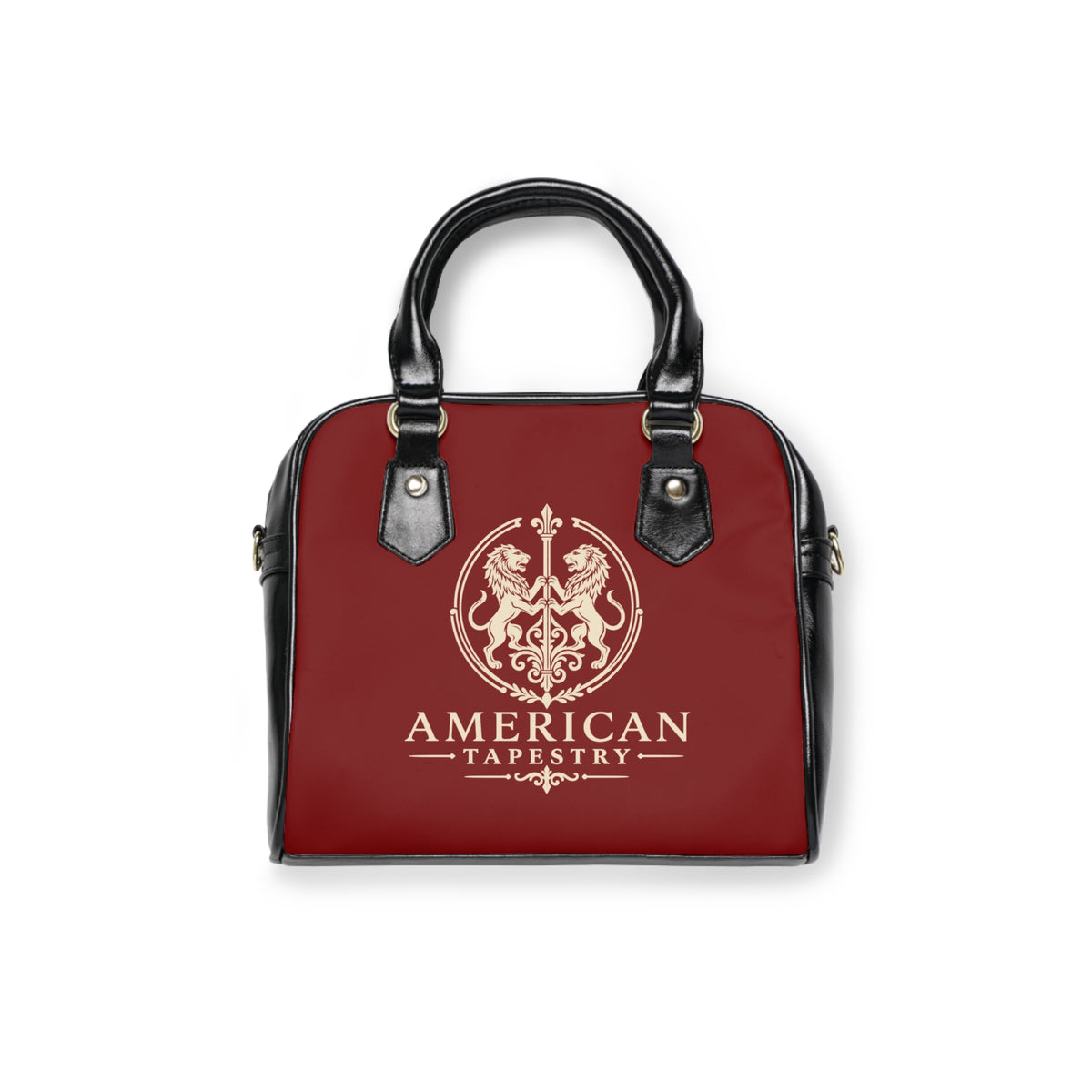 Satchel Bag — Return of the Constitution with Crimson and a Back Cream Emblem
