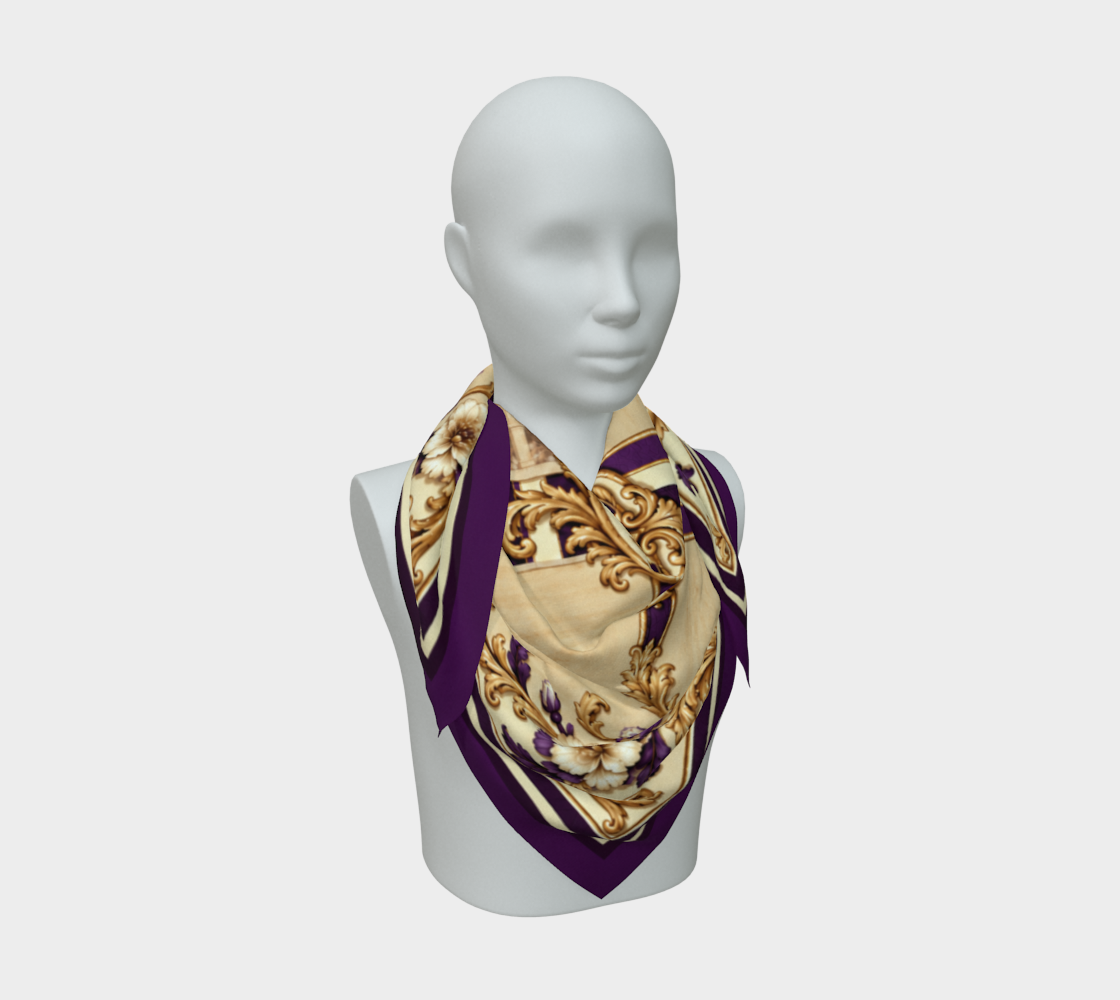The Matador Collection-100% Silk Scarf-Royal Purple