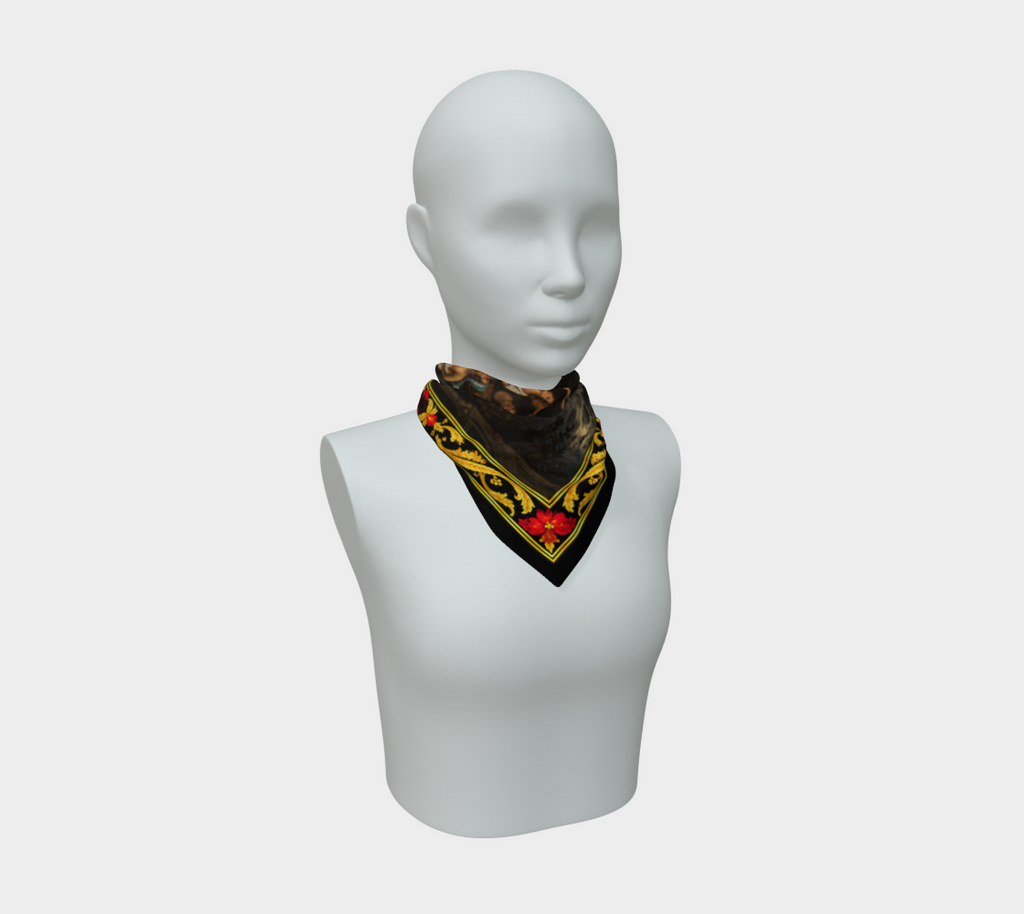 100% Silk Scarf — The Witches’ Dance