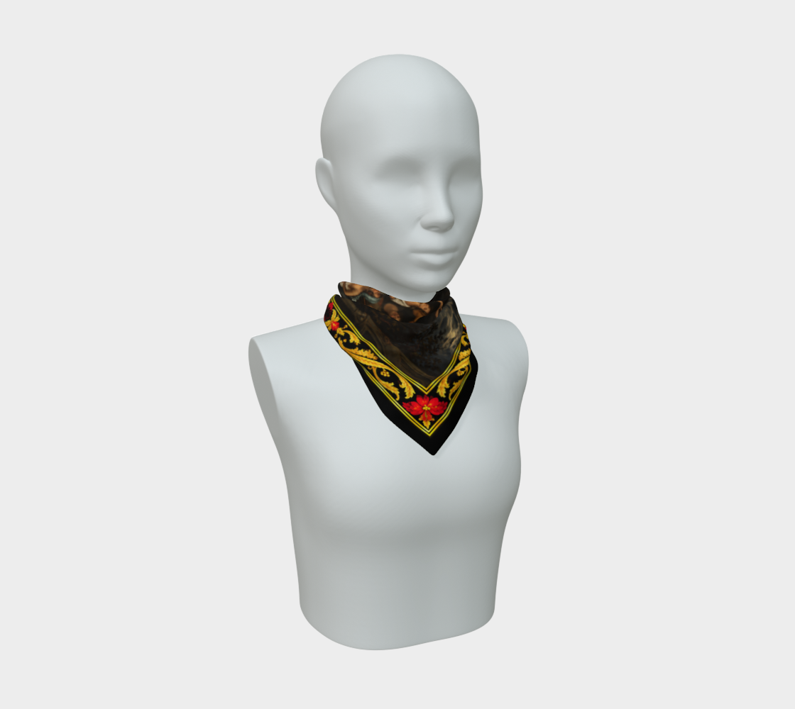 100% Silk Scarf — The Witches’ Dance