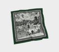 100% Silk Scarf — Bethesda Fountain, Central Park, NYC — Archival Green