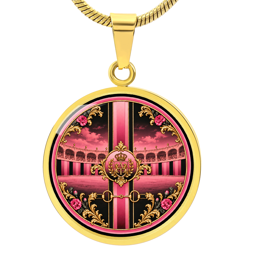 Cloche Necklace — The Matador Collection — Pink Ombré