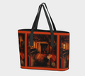 Tote — Interior Scene — Sunrise Ombré with Orange