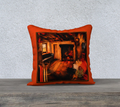 Pillowcase — Interior Scene — Orange