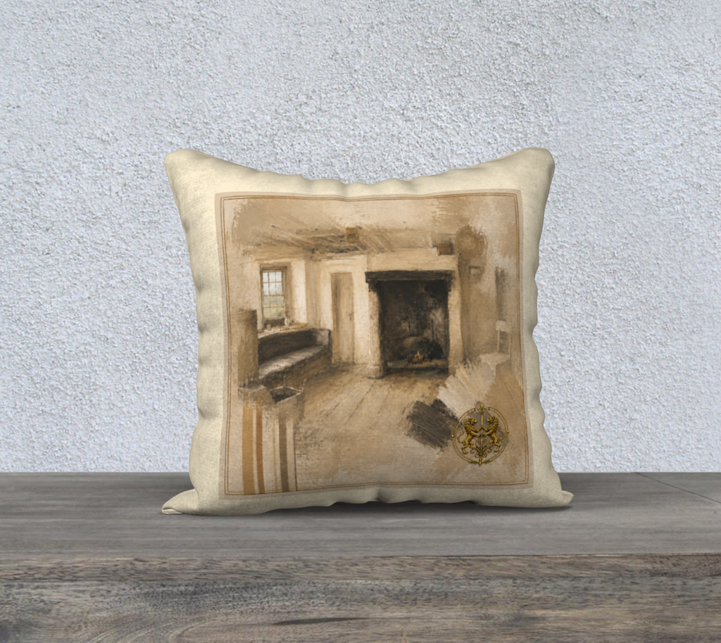 Pillowcase — Interior Scene — Taupe