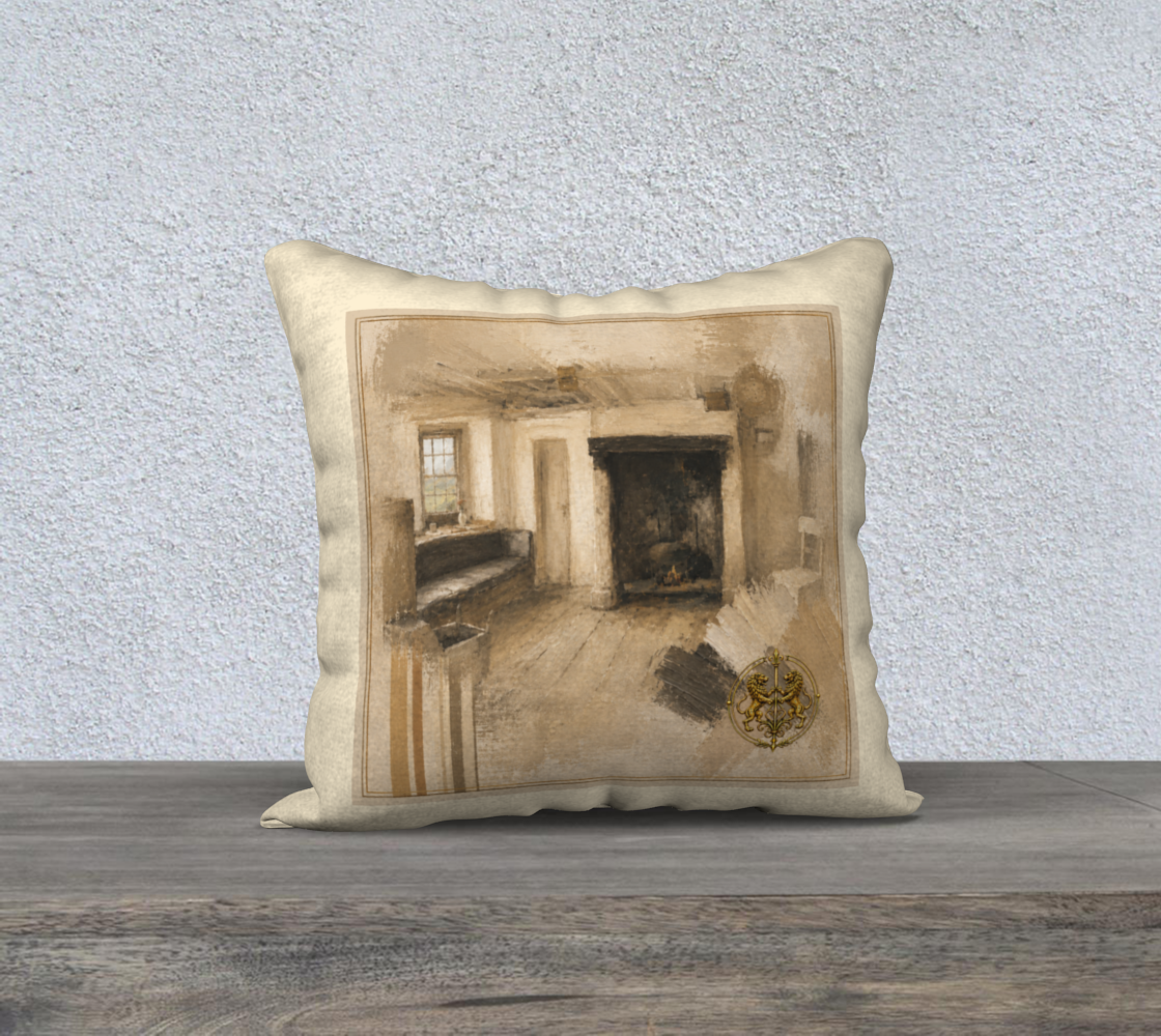 Pillowcase — Interior Scene — Taupe