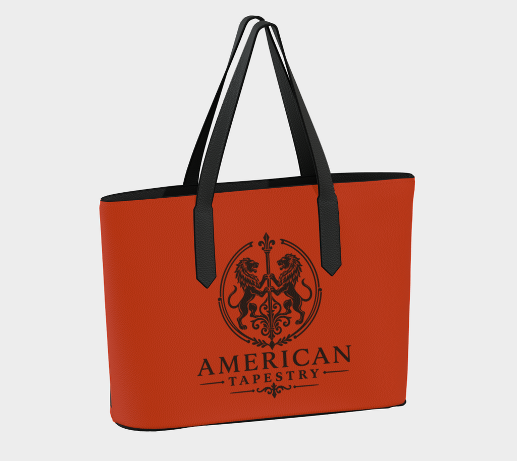 Tote — Interior Scene — Sunrise Ombré with Orange