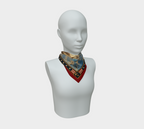 100% Silk Scarf — Return of the Constitution — Crimson Border