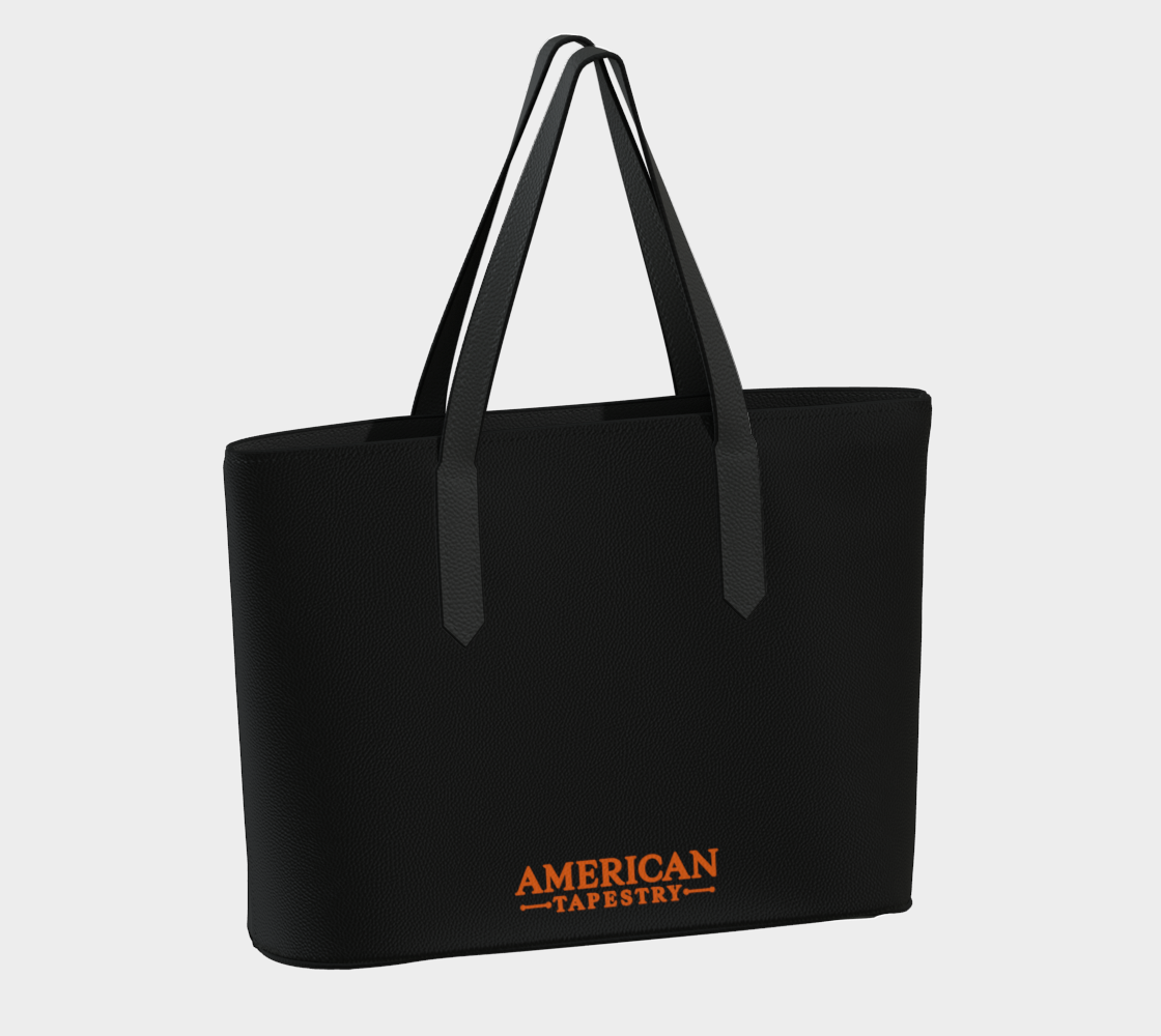 Tote-Rainbow Lions — Inspired by Louis C. Tiffany (1848–1933) — Orange