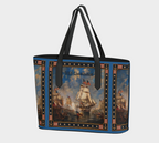 Tote — Return of the Constitution with Sky Blue and Back Emblem in Deep Navy