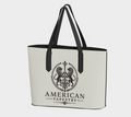 Tote — Inspired by Louis C. Tiffany (1848–1933) — Espresso Lions on Antique White