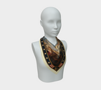 100% Silk Scarf — Return of the Constitution — Cream Border