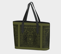 Pre-Raphaelite Tote in Olive — Inspired by Artist Kenyon Cox