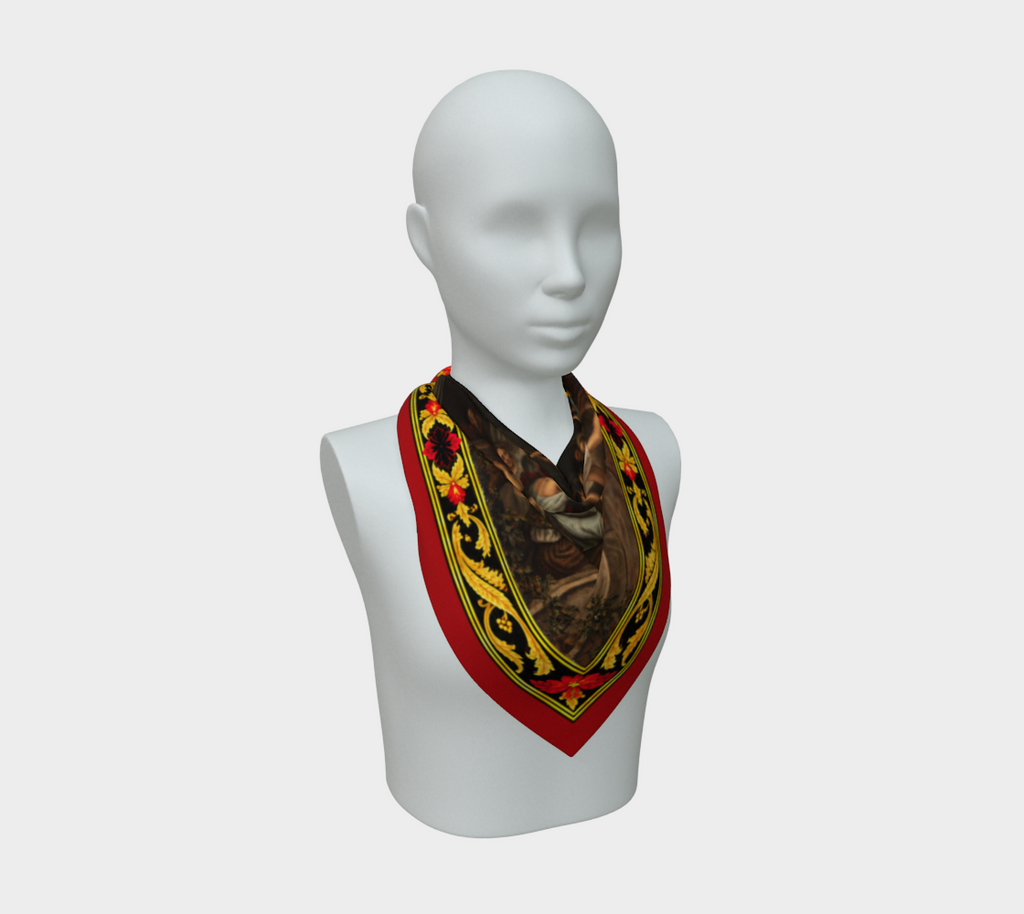 100% Silk Scarf — The Witches’ Dance