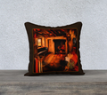 Pillowcase — Interior Scene — Brown