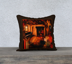 Pillowcase — Interior Scene — Brown