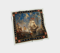 100% Silk Scarf — Return of the Constitution — White Border
