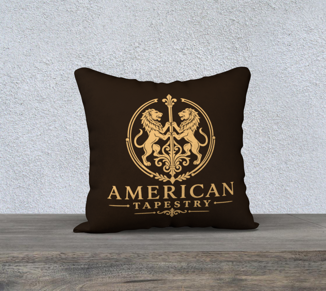 Pillowcase — Interior Scene — Brown